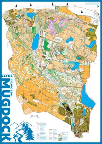 Mugdock orienteering map