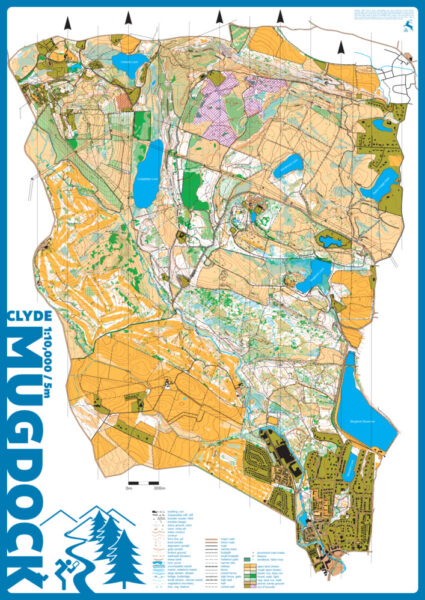 Mugdock orienteering map