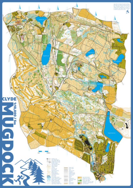 Mugdock orienteering map